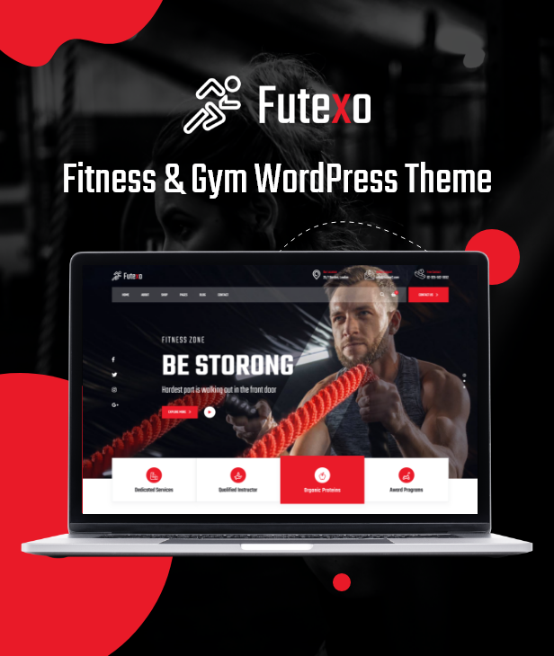 Futexo - Fitness & Gym WordPress Theme + RTL - 1